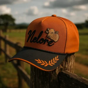 Boné Premium Nelore Marrom | Agrocowntry Original