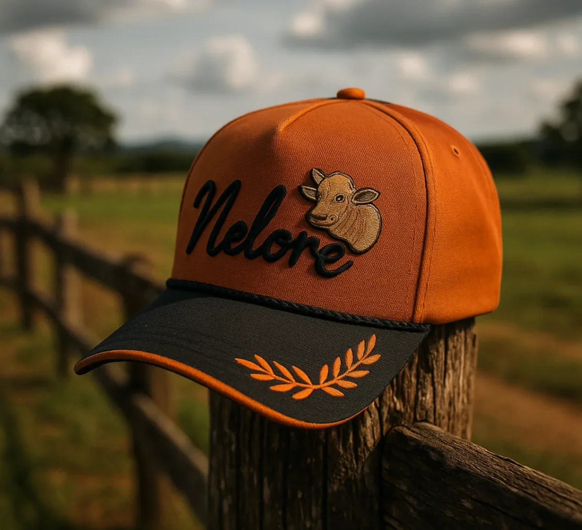 Boné Premium Nelore Marrom | Agrocowntry Original - Image 2