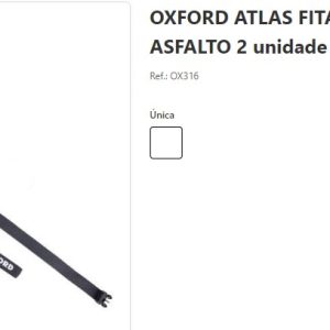 Oxford Atlas Fitas B-Clip 17mm x 2,0m Preto
