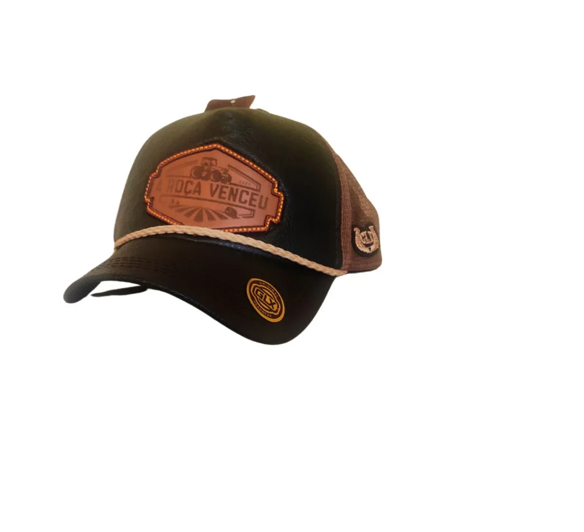 Boné Roça Venceu Marrom Trucker Agrocowntry – Premium - Image 8