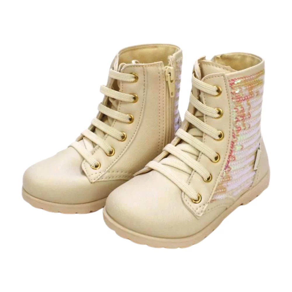 Bota Feminina com Lantejoula e Ziper 141066 – Pampili - Image 2