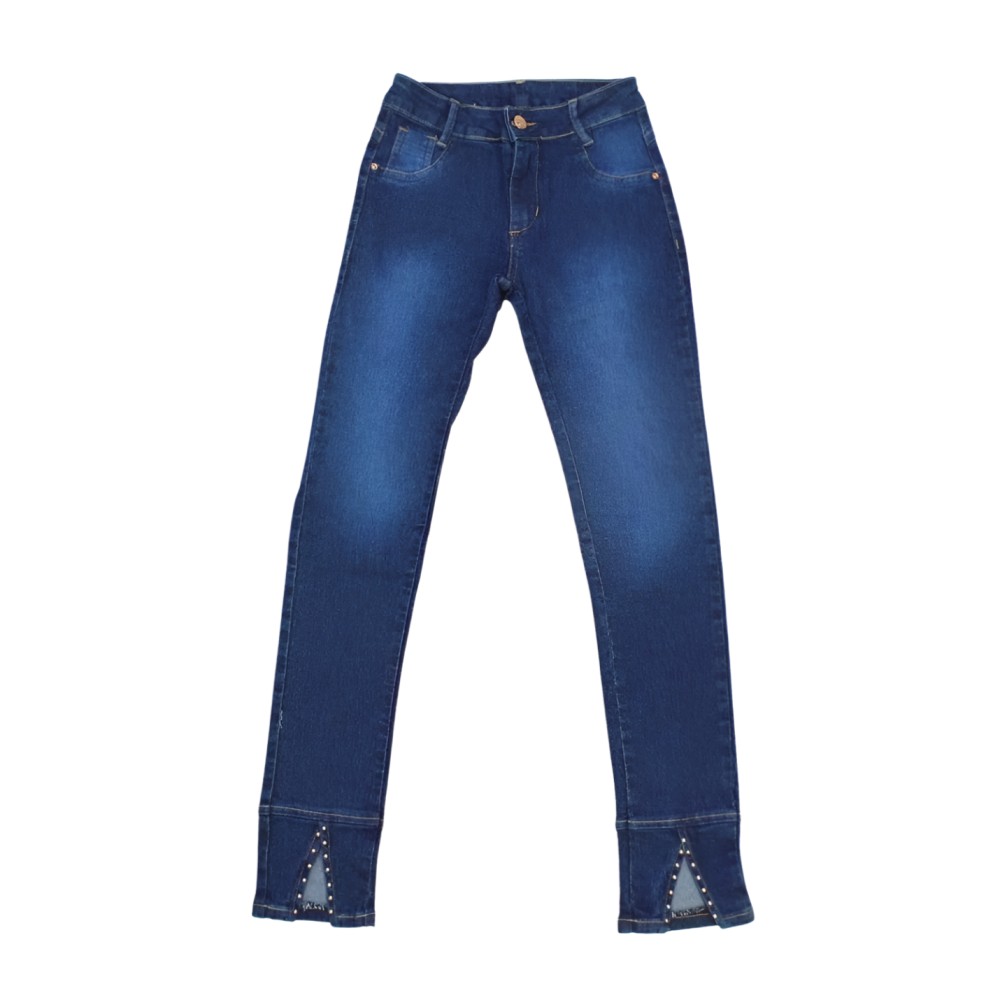 Calça Jeans Feminina com Tachas 1104020 – Clube Denim - Image 2