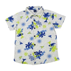 Camisa em Malha Estampada Coqueiros 03644 – Dila