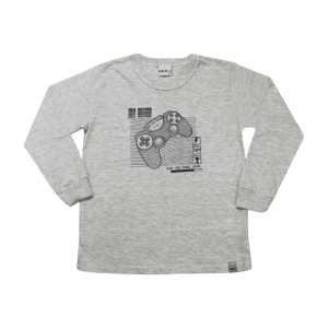 Camiseta Manga Longa Estampa Controle 11733 – Kaiani