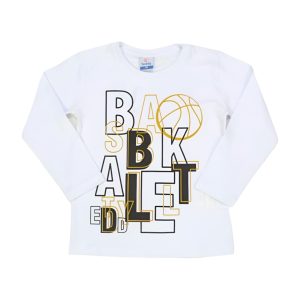 Camiseta Manga Longa Estampa Letras 16711 – Teddy