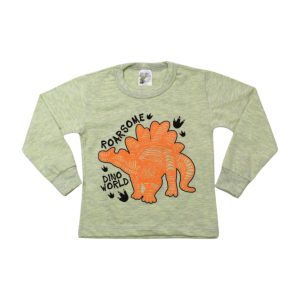 Camiseta Manga Longa Mesclada Dino 20552 – Visual Radical