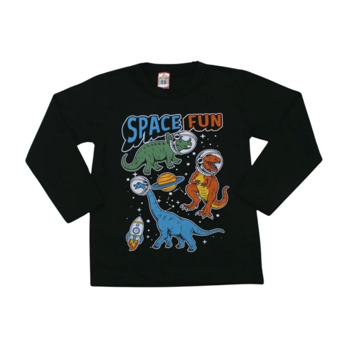 Camiseta Masculina Manga Longa Estampas Sortidas 345 – Cleomara - Image 2