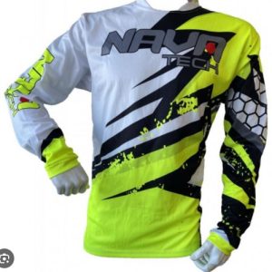 Camiseta Cross Hombre roc Blanco-Fluor 2 XXL
