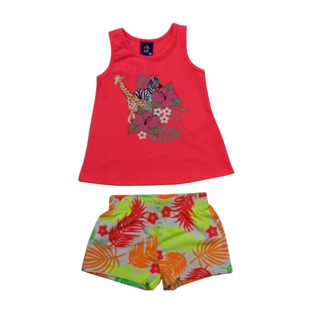 Conjunto Feminino Blusa e Shorts Estampas Sortidas 9000875 – Pipa - Image 2
