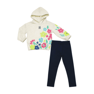 Conjunto Longo Feminino Blusão Estampado Flores e Legging 9029 – Livy