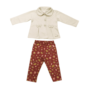 Conjunto Longo Feminino Casaco Moletom e Legging Estampada 11670 – Kaiani