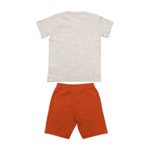 Conjunto Masculino Camiseta Estampa Los Angeles e Bermuda Moletinho 51826 – Rei Rex