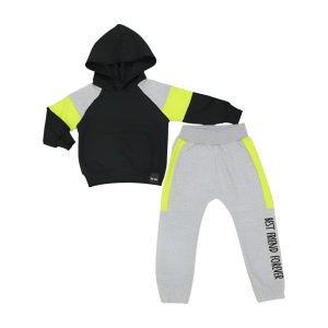 Conjunto Moletom Blusa com Capuz e Calça Estampada Best Friend 6101 – By Gus