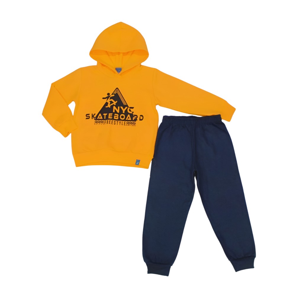 Conjunto Moletom Masculino com Capuz NYC 62728 – Rei Rex