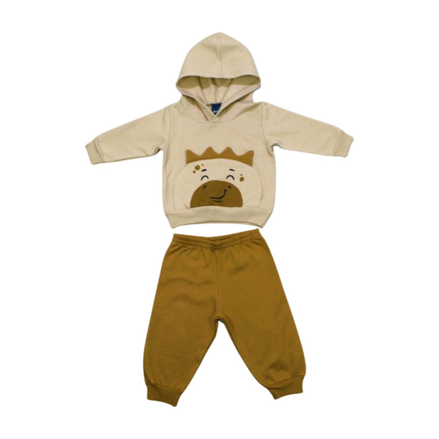 Conjunto Moletom Masculino Dino com Capuz 62158 – Rei Rex