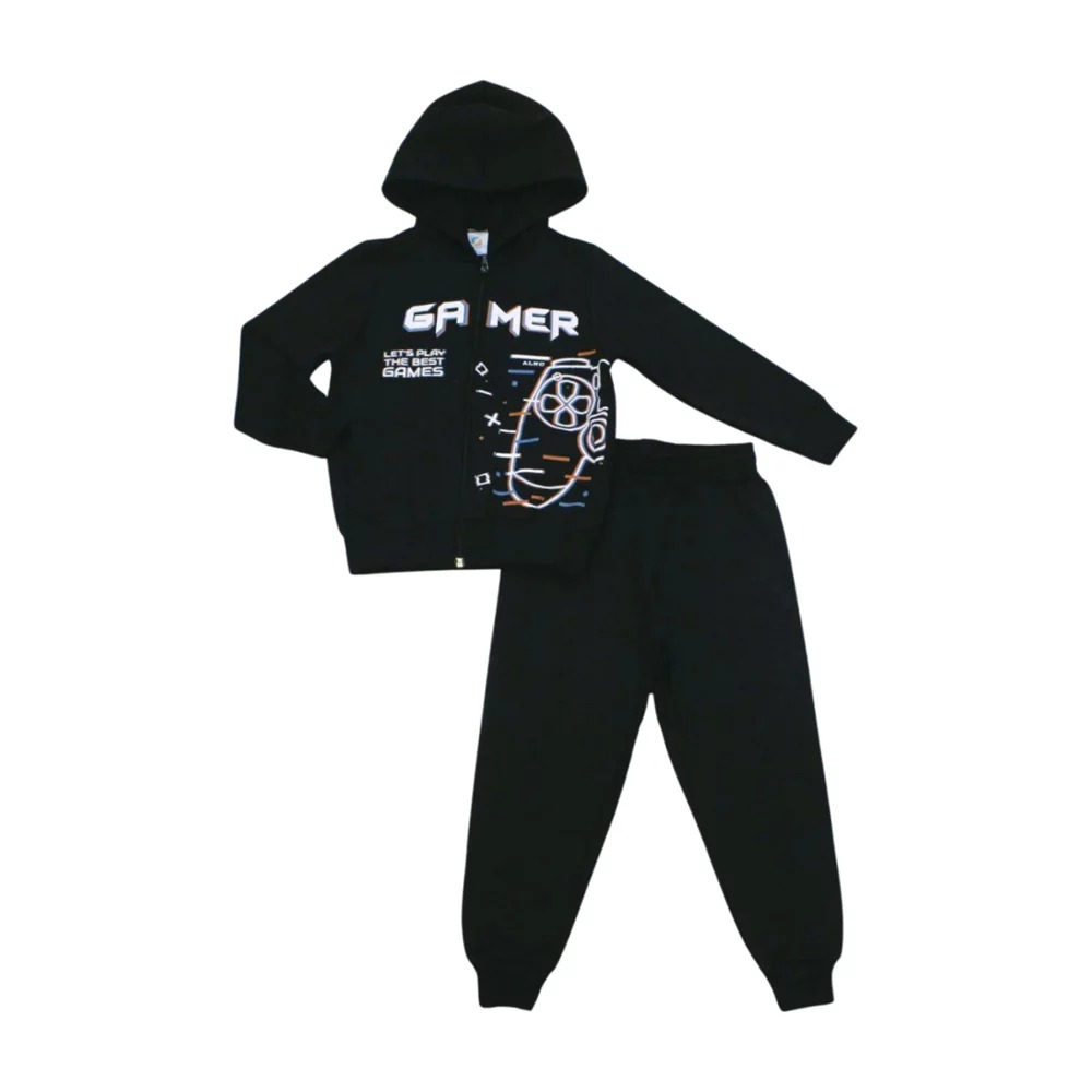 Conjunto Moletom Masculino Estampa Gamer 60372 – Alenice - Image 2