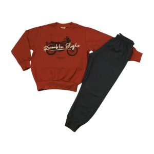 Conjunto Moletom Masculino Estampa Moto 28632 – Angerô
