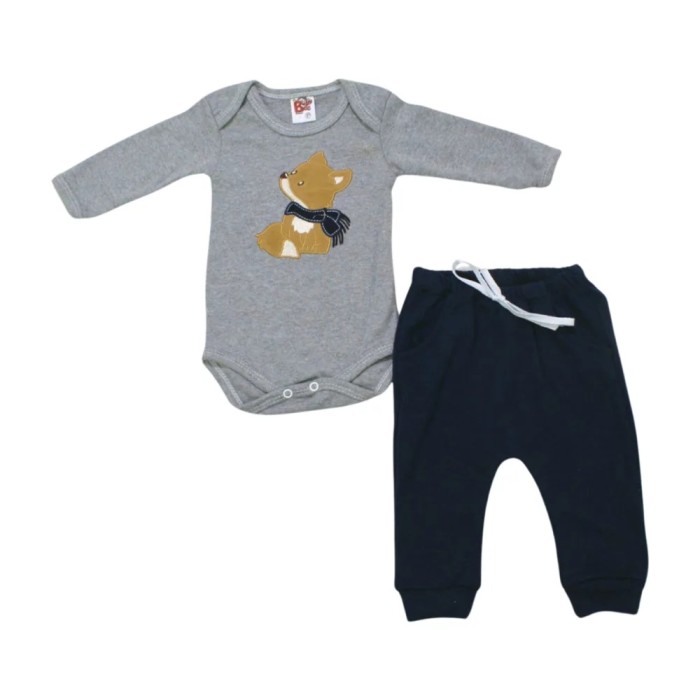 Kit Body e Mijão Masculino Raposa 750 – Baby Bee