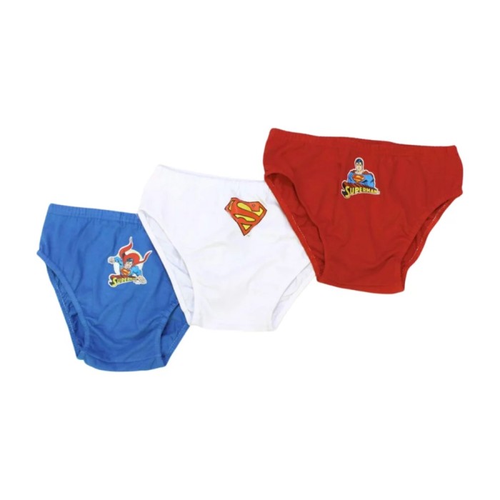 Kit Cuecas Sortidas Super Homem 3 Peças 02390001 – Evanilda - Image 2