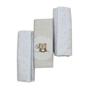Kit Cuero Flanelado com Estampas Sortidas 3Peças 4931 – Papi