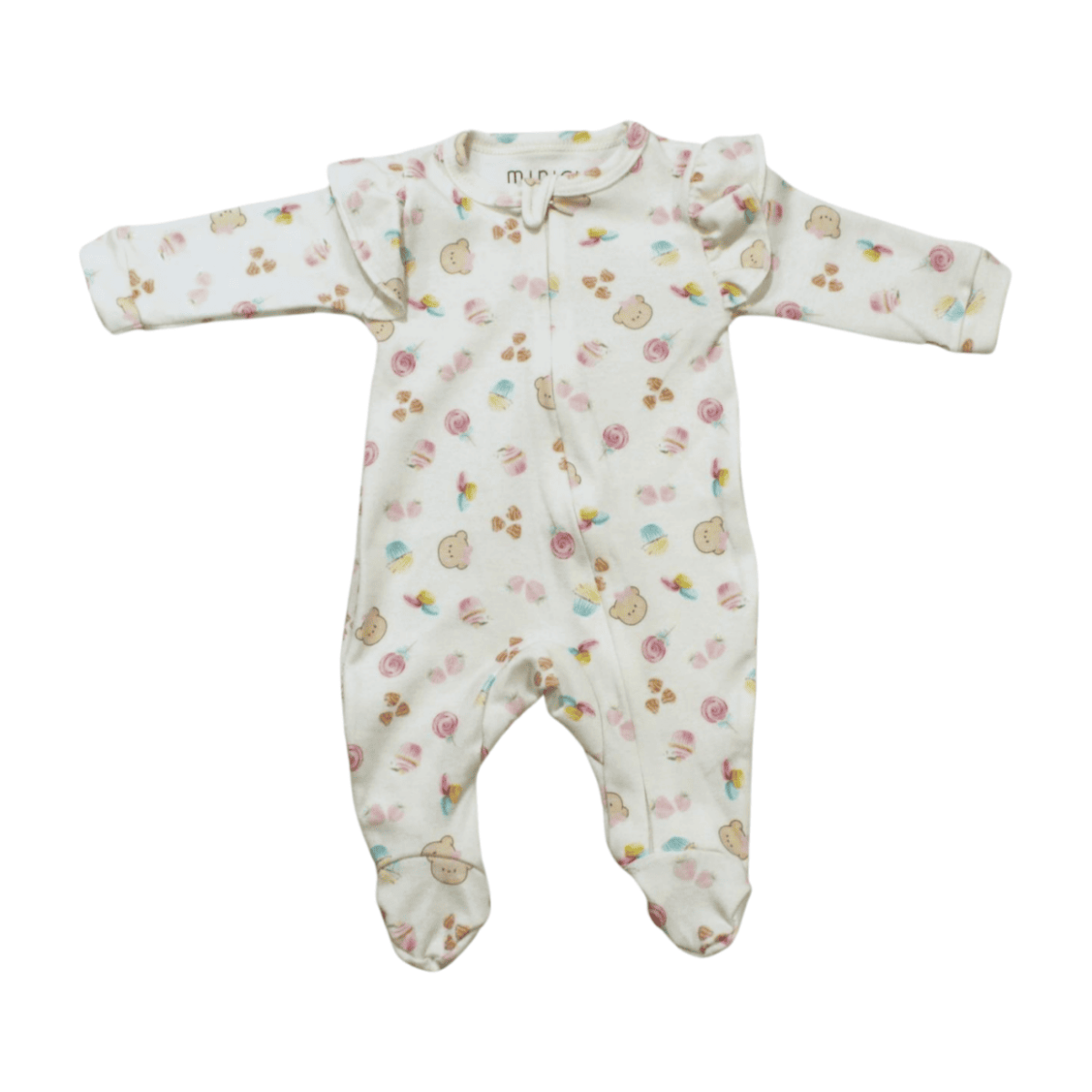 Macacão Longo Suedine Feminino Zíper Ursa Doces – 184 – Miniclo - Image 2