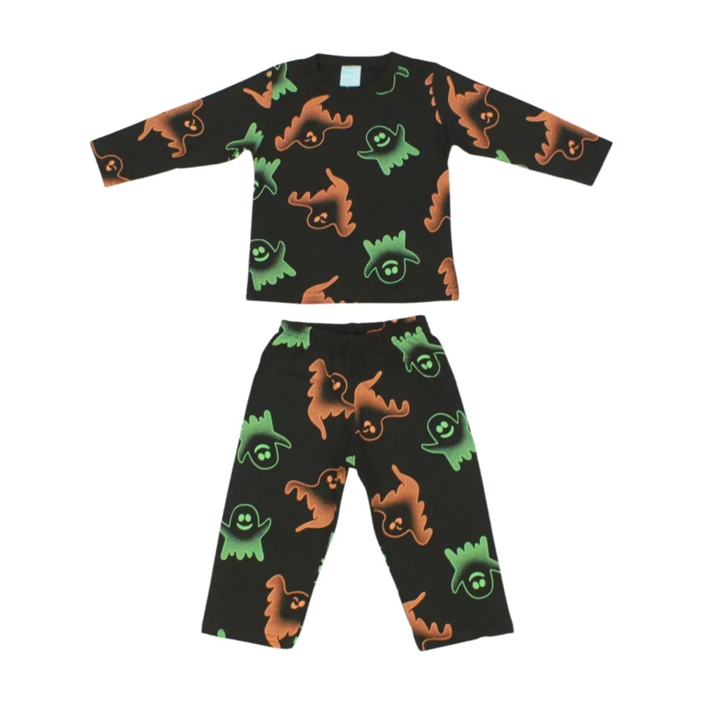 Pijama Longo Masculino Estampa Fantasma 208141 – Kyly