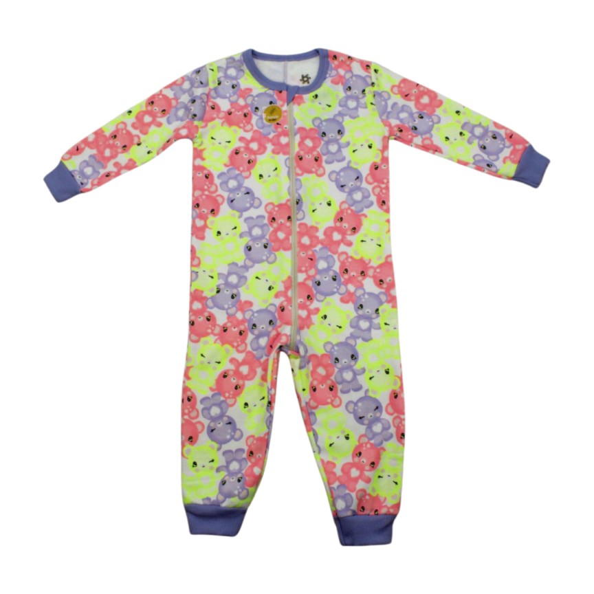 Pijama Macacão Moletom Feminino Estampado 55466 – Brandili - Image 2