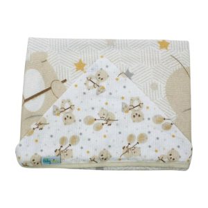 Toalha de Banho Forrada com Capuz Sortida 5385 – Baby Nice