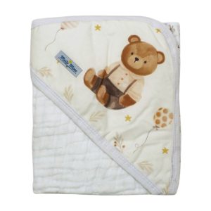 Toalha de Banho Soft Forrada com Capuz Sortida 5275 – Muito Mimo