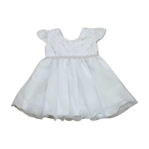 Vestido Batizado Tule Bordado 3096 – Nelu