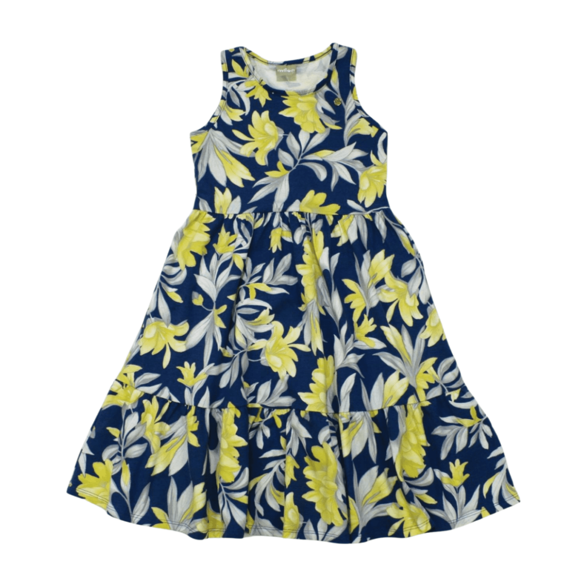 Vestido Cavado Estampado Flores 2000393 – Milon - Image 2