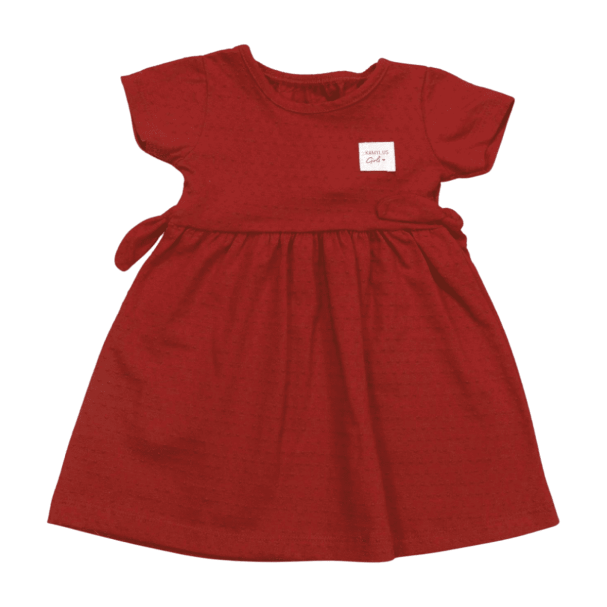 Vestido Manga Curta com Laço 53734 – Kamylus - Image 2