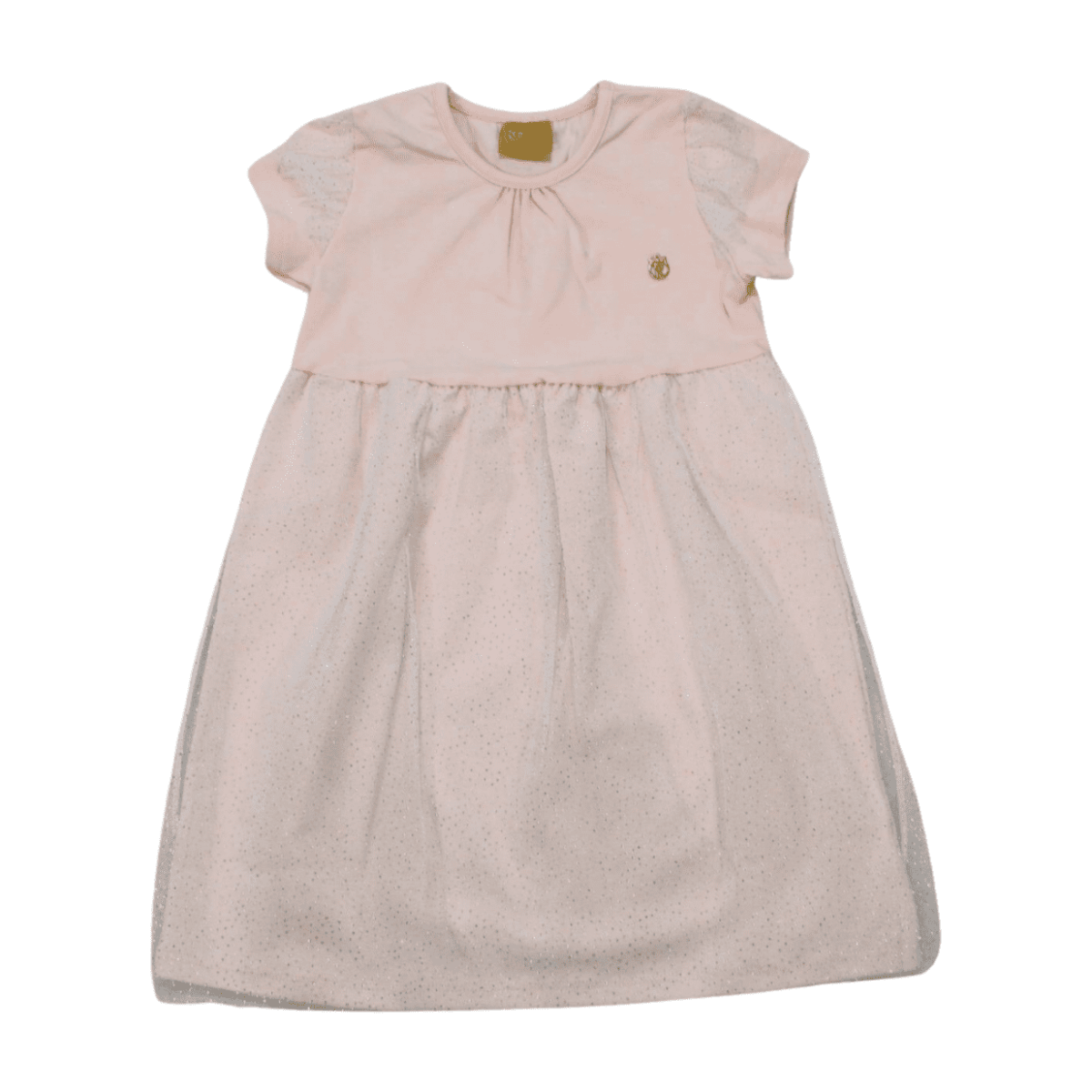 Vestido Manga Curta com Tule 21140 – Rollu - Image 2