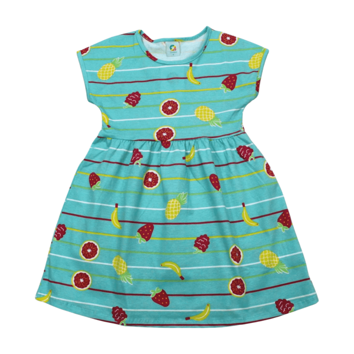 Vestido Manga Curta Estampa Frutas 60448 – Alenice - Image 2